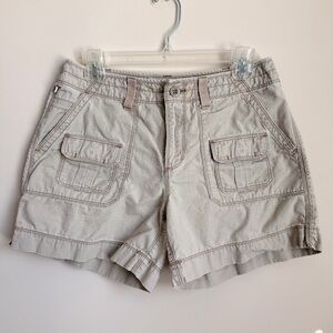 Polo by Ralph Lauren Women's Light Gray Cargo Shorts